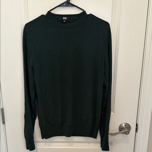 Uniqlo wool Crewneck Sweater - Forest Green